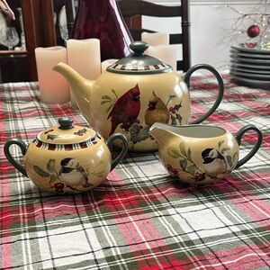 Lenox 🫖 Winter Greetings Everyday Tea Service Set
